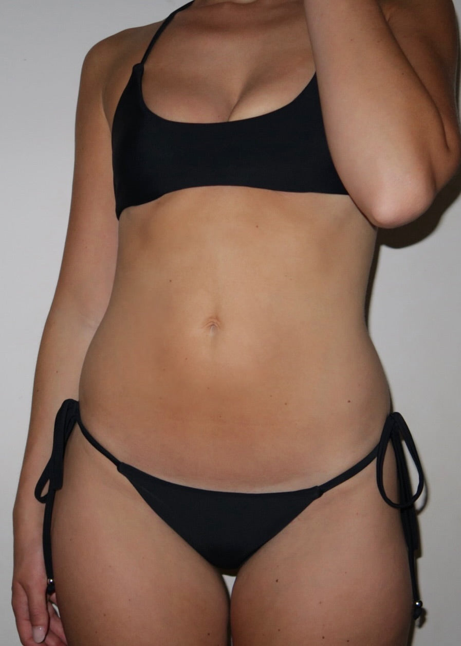 Scoop Bikini Bottom Black