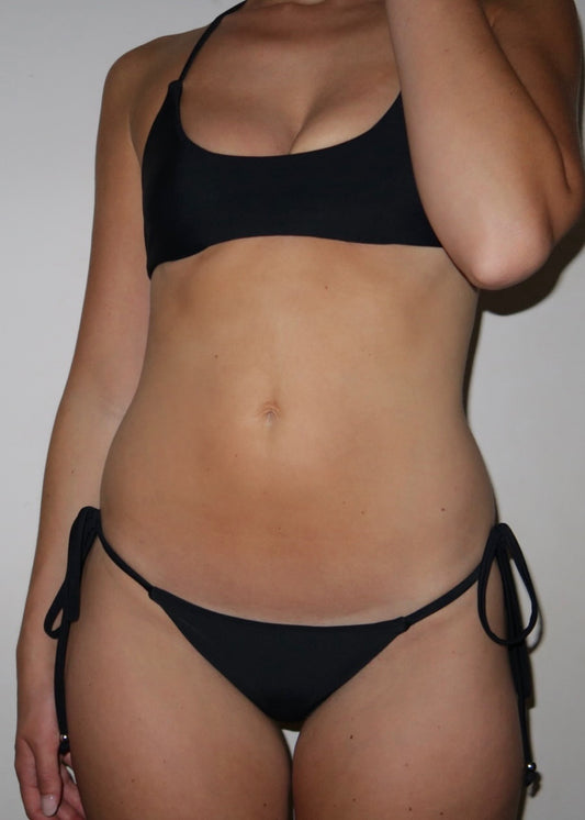 Scoop Bikini Bottom Black